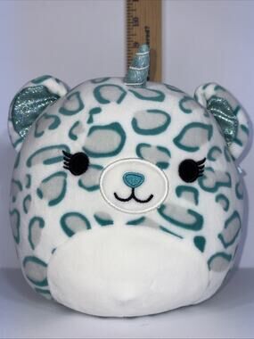 Kellytoy Squishmallows 7” Elisa The Cheetah-corn 2020 Teal